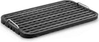 Cusimax Non-stick Perforated Grill Pan, Stove Top Grill Plate, Cast Aluminum Grill Plate for Electric Indoor Grills/Outdoor BBQ, Dishwasher Safe (14.96" x 8.66)