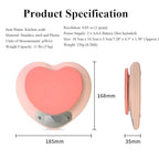 Cute Kitchen Scale, Digital Food Scale with LCD Display, 11 ib (5kg) Capacity, 0.03 oz (1g) Precise Weight Measuring for Baking Cooking (Pink)