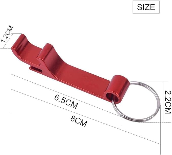 Purple Bottle Opener Keychain Aluminum Can Beer Opener Mini Aluminum Keychain Bottle Opener Beer Opener Mini Key Ring Opener for Home Pub Lover Corkscrews Bar and Wine Tools