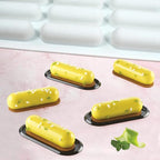 Round Food Grade Silicone Mold Hand-made Soap Silicone Mold High Temperature Resistant Easy Release soap Making Supplies (Round B_7.32 X7.32 X1.08inch)