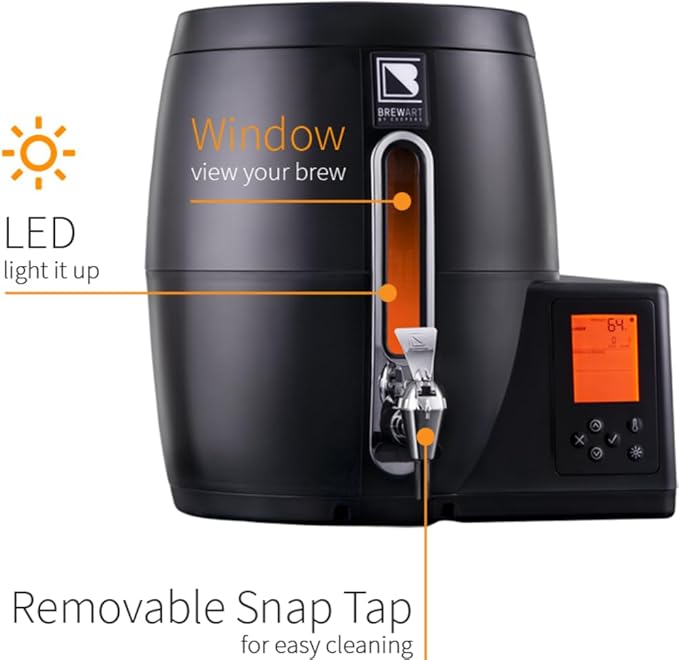 BeerDroid Fully Automated Beer Brewing System | Wi-Fi Enabled Home Brewing Kit with App Control | Brew 10L of Any Beer Style | Pre-Set Ale and Lager Programs | Discovery Pale Ale BrewPrint Included