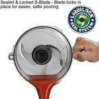 Waring Commercial WFP11S 2.5 Quart Food Processor, 3/4 HP Motor, Extra Large Feed Tube, Patented LiquiLock Seal Bowl System, Includes Grating, Shredding, Slicing, Whipping Disc and a Standard S blade for Chopping, Pureeing, and Emulsyfying, 120V, 5-15 ...