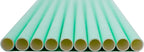 Pack of 300 Pastel Green Biodegradable 4-Ply Paper Drinking Straws (Compostable, Non-toxic, BPA-free)