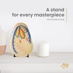 KINGDOM SOLUTIONS MADE IN USA 2-Pack Adjustable Acrylic Easels - Plate Stand - Sturdy Book Stand for Art, Pictures, Plates, Frames - Unique on the Market