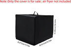 Heavy Duty French Door Air Fryer Toaster Oven Cover for Emeril Lagasse 26QT,15.75"Dx16.73"Wx13.8"H, 600D Oxford w/ 12μm Aluminum Foil, Waterproof Oil-Resistant Kitchen Appliance Dust Cover