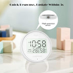 Magnetic Digital Hygrometer & Indoor Thermometer - Kitchen Timer for Cooking, Baking, Fitness, AAA Battery Included