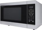 SHARP Countertop Microwave Oven with Removable 13.6" Carousel Turntable, 1100 Watt, 1.6 Cubic Feet, Stainless Steel