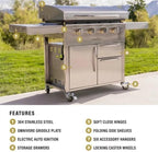 36" Griddle with Cabinet Select