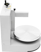 200W Electric Cake Decorating Machine, 110V Cake Spreading Machine Automatic Cake Coating Machine Speed: 30-200RPM for Cake Diameter: 4-12in (White)