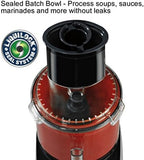 Waring Commercial WFP11S 2.5 Quart Food Processor, 3/4 HP Motor, Extra Large Feed Tube, Patented LiquiLock Seal Bowl System, Includes Grating, Shredding, Slicing, Whipping Disc and a Standard S blade for Chopping, Pureeing, and Emulsyfying, 120V, 5-15 ...
