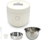 BANU Low Carb Rice Cooker - 4 Cups(white rice), 2 cups(Low carb rice) 7 Preset Functions, 20-Hr Timer, Led Touch, Auto Keep Warm - Healthy Cooking for Keto and Low Glycemic Diets - White / 8-Cup (Cooked) (4-Cup UNCOOKED) Digital Rice Cooker and Food St...