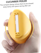 3Pcs Anti-splash Paring,Household Grater Planer Multi-Function Self-Stand Easy-Pouring Vegetable Slicer Storage Anti Splash Peeler Kitchen Peeling Tool (Yellow)