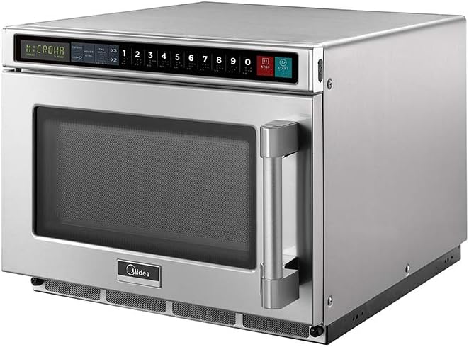 Midea Equipment 1817G1A Commercial Microwave, 1800 Watts, Stainless Steel