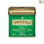 Twinings Irish Breakfast Loose Tea, 3.53 Ounce Tins (Pack of 6), Smooth, Flavourful, Robust Black Tea Leaves, Caffeinated, Enjoy Hot or Iced