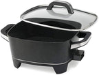 NESCO ES-12, Extra Deep Electric Skillet, Black, 12 inch, 1500 watts