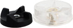 2PCS Rubber Plastic Replacement Base and Vane Gear Parts Suitable for Mixer Accessories