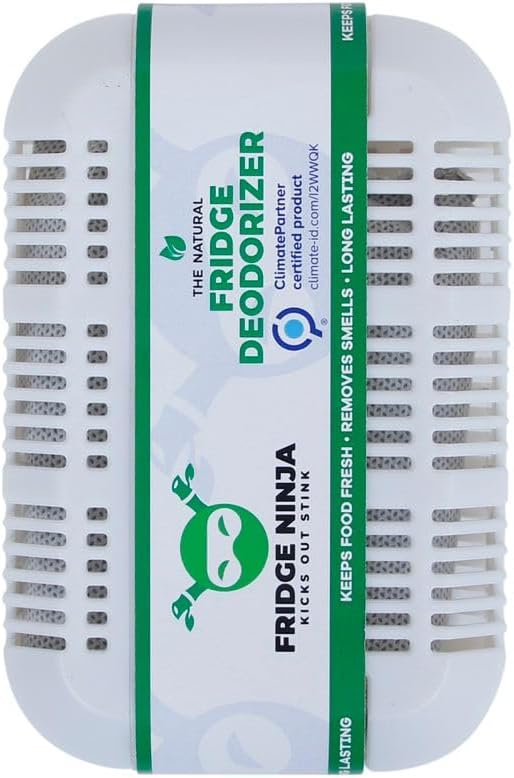 XL Pack of Refrigerator Deodorizer Odor Eliminator – Better than Baking Soda - Refrigerator and Fridge Smell Eliminator – Freezer Deodorizer Odor Eliminator for Refrigerators, Coolers, and Lunch Boxes