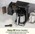 Cuisinart Personal Brew 10-Cup Thermal Coffee Maker, Fully Automatic Programmable Coffee Machine with Hot or Over Ice Options, Brew Strength Control, 52 Ounce Removable Water Reservoir, DCC-10