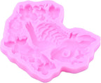 Dragon Fondant Mold Dragon Egg Silicone Molds For Cake Decoration Cupcake Topper Polymer Clay Chocolate Candy Gum Paste Set Of 4