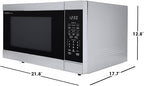 SHARP Countertop Microwave Oven with Removable 13.6" Carousel Turntable, 1100 Watt, 1.6 Cubic Feet, Stainless Steel
