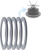 Blender O-Ring Gasket Seal 5 PCS，for Hamilton Beach Blender Parts Hamilton Beach Replacement Parts Hamilton Beach Food Processor Parts Hamilton Beach Blender Replacement Parts