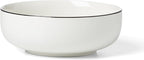 Oneida 896602 24 Seven Black Rim 12-Piece Dinnerware Set