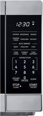 SHARP Compact Countertop Microwave Oven with Removable 10" Carousel Turntable, 700 Watt, 0.7 Cubic Feet, Stainless Steel