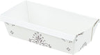 Restaurantware Loaf Pan 100 Pack of 13 oz Paper Baking Mold Bread Baking Mold Disposable Design Oven-Safe Greaseproof Ideal for Quick Breads and Pound Cakes