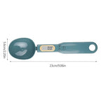 Spoon Digital Measuring Scale 500g 0.1g LCD, Dark Green