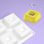 mostsom Silicone Molds Square Mousse Mold DIY Chocolate Mold Mousse Cake Baking Decorating Dessert Cake Decoration Modeling Silicone Mold (G Big Square)