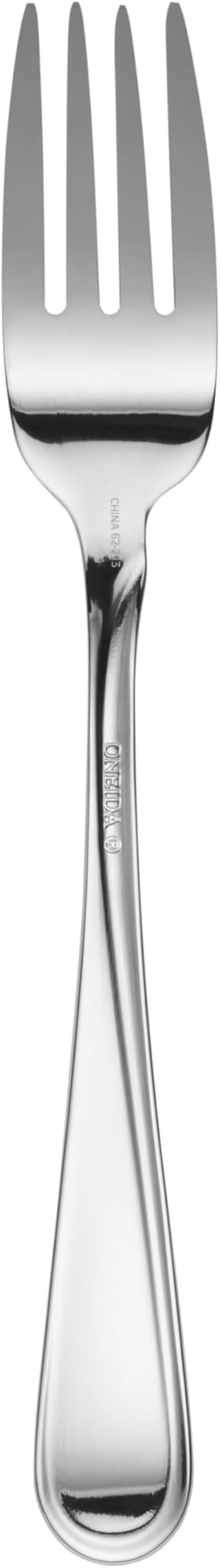 Oneida Silverware Set For 12, Flight 65-Piece Everyday Flatware Set with Serving Utensils, Service For 12, 18/0 Stainless Steel, Mirror Finish, Dishwasher Safe, Light Weight, Dining (Silver, 65 Piece)