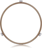 Microwave Turntable Ring Replacement 8.7-Inch Microwave Oven Spinner Replacement Parts with 3 Smooth Rollers Universal Fit for Most Microwaves