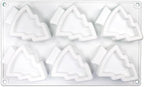 Christmas Tree Silicone Cake Mold, 3D Silicone Baking Molds for Cheesecake, Mousse, and Biscuits, Flexible Non-Stick Design, Easy Release (C_Christmas Tree)