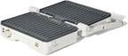 Panini Press Indoor Grill 1 2-in-1200W Non-Stick Removable Plates Sandwich Maker by Drew Barrymoree. (White Icing)