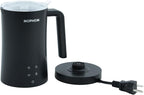 Milk Frother, 4 in 1 Electric Milk Steamer,11.84oz/350ml Automatic Warm and Cold Foam frother for Coffee, Latte, Macchiato, Cappuccino, Hot Chocolate,From the Makers of Mophom 400W,Black