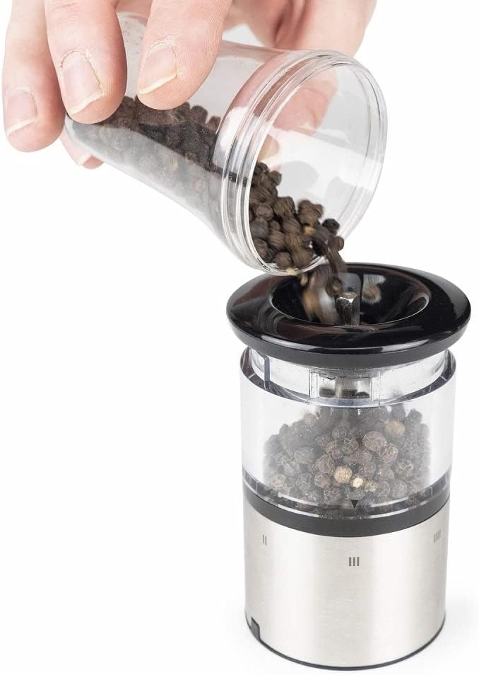 Electric pepper mill in stainless steel u'Select 20 cm - 8in.