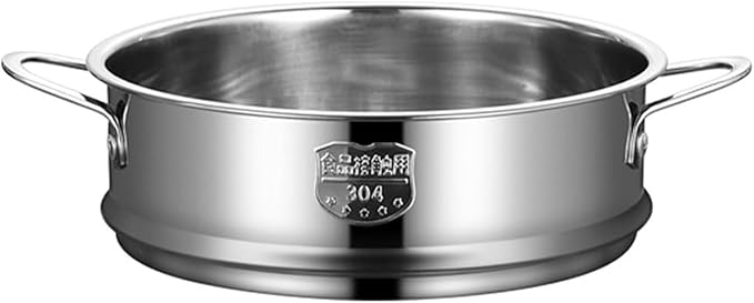 BinaryABC Stainless Steel Dumpling Steamer Basket for Pot,26cm Steamer Insert for Food Veggie Rice Noodle Roll (10.23INCH)