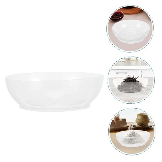 SHOWERORO 4pcs Kitchen Scale Tray Food Bowl with Scale Digital Measuring Bowl Weighing Bowl Weigh Boats Weighing Dish Food Weight Scale Electronic Scale Parts Scale Food Tray Plastic
