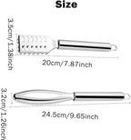Fish Scaler Remover, Fish Scales Scraping Tool, Fishes Scaler Scraper with Grip Handle Fast Cleaning Skin Steel Brush Fishes Peeling Scraper(COLOR:Silver)