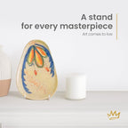 KINGDOM SOLUTIONS MADE IN USA 2-Pack Adjustable Acrylic Easels - Plate Stand - Sturdy Book Stand for Art, Pictures, Plates, Frames - Unique on the Market