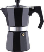 wedrink Stovetop Espresso Maker Aluminum Moka Pot 6 Cups Cuban Coffee Maker Stovetop Coffee Maker Moka Italian Espresso