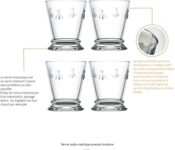 La Rochere Bee Tumbler Set/4