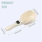 Digital Measuring Spoon, 2025 Food Measuring Scoop Scale 800g / 0.1g High Precision with LCD Screen,Household Weighing Scoop for Kitchen and Dog Cat Food (2)