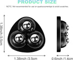 Appliance Casters - Furniture Sliders & Appliance Rollers for Kitchen, Coffee Machine, Blender, Oven - Helps Mom or Wife Easily Solve Countertop Sliding (Black, 8pcs)