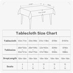 BALCONY & FALCON Rectangle Tablecloth Washable Wrinkle Resistant and Water Proof Table Cloth Decorative Linen Fabric Tablecloth for Dining Parties Kitchen Wedding and Outdoor Use(Navy Blue, 70" Round)