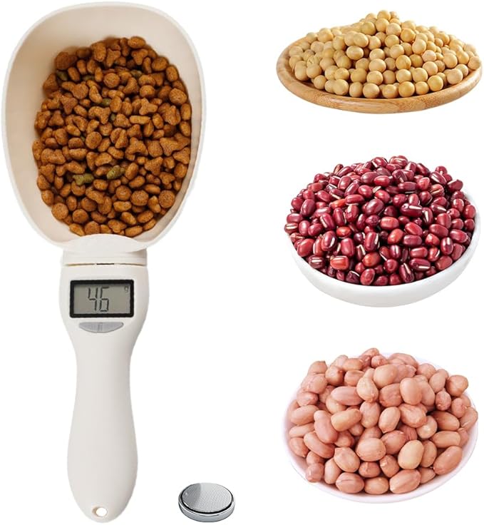 Digital Measuring Spoon, 2026 Upgraded Digital Food Measuring Scoop Scale 800g / 0.1g High Precision with LCD Screen, Electronic Kitchen Measuring Spoon Scale for Daily Meals, Kitchen Gadgets (1)