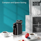 Wancle Electric Burr Coffee Grinder - Adjustable with 28 Precise Grind Settings for 12 Cups - Professional Coffee Bean Grinder (Plastic, Black)
