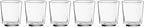 Oneida 895987 Stackables Clear Shot Glasses, Set Of 6