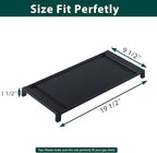Upgraded Aluminum WB31X24738 WB31X49806 Griddle Replacement Parts for GE Gas Stove Non-stick Appliance Griddles 19.5’’ x 9’’ GE JGBS66REKSS JGBS66REK3SS 30In Center Range Cooktop Griddle Pan Plate