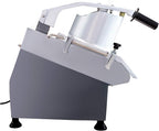 VEVOR Commercial Food Processor 2 Feeding Holes, 550W Electric Vegetable Slicer 1600 RPM, Stainless Steel Vegetable Processor Detachable 6-blades, 3mm/4mm/7mm Shred, 2mm/4mm Slice